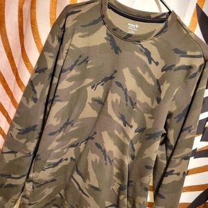 Camo Crewneck Sweatshirt